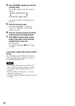 Preview for 54 page of Sony RDR-VX515 - Dvd Recorder/vcr Combo Operating Instructions Manual