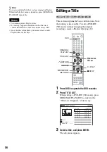 Preview for 56 page of Sony RDR-VX515 - Dvd Recorder/vcr Combo Operating Instructions Manual