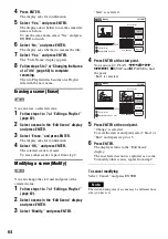 Preview for 64 page of Sony RDR-VX515 - Dvd Recorder/vcr Combo Operating Instructions Manual