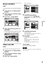 Preview for 65 page of Sony RDR-VX515 - Dvd Recorder/vcr Combo Operating Instructions Manual