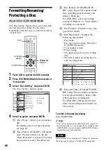 Preview for 66 page of Sony RDR-VX515 - Dvd Recorder/vcr Combo Operating Instructions Manual