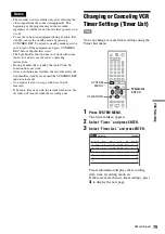 Preview for 79 page of Sony RDR-VX515 - Dvd Recorder/vcr Combo Operating Instructions Manual