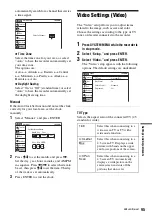 Preview for 95 page of Sony RDR-VX515 - Dvd Recorder/vcr Combo Operating Instructions Manual