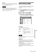 Preview for 97 page of Sony RDR-VX515 - Dvd Recorder/vcr Combo Operating Instructions Manual