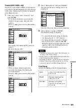 Preview for 101 page of Sony RDR-VX515 - Dvd Recorder/vcr Combo Operating Instructions Manual