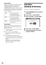 Preview for 102 page of Sony RDR-VX515 - Dvd Recorder/vcr Combo Operating Instructions Manual