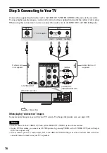 Preview for 16 page of Sony RDR-VX521 Operating Instructions Manual