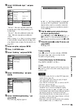 Preview for 95 page of Sony RDR-VX521 Operating Instructions Manual