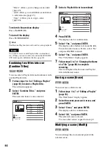 Preview for 64 page of Sony RDR-VX525 - DVDr/ VCR Combo Operating Instructions Manual