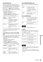 Preview for 99 page of Sony RDR-VX525 - DVDr/ VCR Combo Operating Instructions Manual