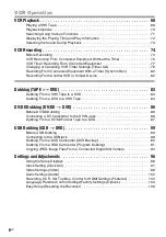 Preview for 6 page of Sony RDR-VX535 - DVD Recorder & VCR Combo Player Operating Instructions Manual