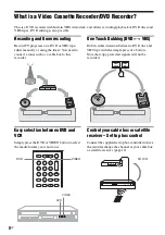 Preview for 8 page of Sony RDR-VX535 - DVD Recorder & VCR Combo Player Operating Instructions Manual