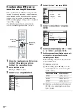 Preview for 22 page of Sony RDR-VX535 - DVD Recorder & VCR Combo Player Operating Instructions Manual