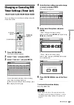 Preview for 53 page of Sony RDR-VX535 - DVD Recorder & VCR Combo Player Operating Instructions Manual