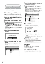 Preview for 92 page of Sony RDR-VX535 - DVD Recorder & VCR Combo Player Operating Instructions Manual