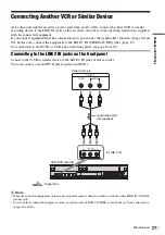 Preview for 27 page of Sony RDR-VX560 Operating Instructions Manual