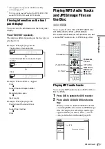 Preview for 41 page of Sony RDR-VX560 Operating Instructions Manual