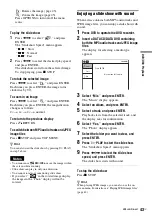 Preview for 43 page of Sony RDR-VX560 Operating Instructions Manual