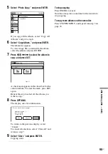 Preview for 95 page of Sony RDR-VX560 Operating Instructions Manual