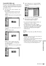 Preview for 105 page of Sony RDR-VX560 Operating Instructions Manual