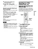 Предварительный просмотр 41 страницы Sony RDR VXD655 - DVDr/ VCR Combo Operating Instructions Manual