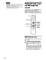 Предварительный просмотр 42 страницы Sony RDR VXD655 - DVDr/ VCR Combo Operating Instructions Manual