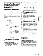 Предварительный просмотр 53 страницы Sony RDR VXD655 - DVDr/ VCR Combo Operating Instructions Manual