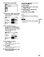 Предварительный просмотр 63 страницы Sony RDR VXD655 - DVDr/ VCR Combo Operating Instructions Manual