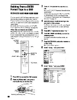 Предварительный просмотр 90 страницы Sony RDR VXD655 - DVDr/ VCR Combo Operating Instructions Manual