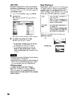 Предварительный просмотр 104 страницы Sony RDR VXD655 - DVDr/ VCR Combo Operating Instructions Manual