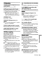 Предварительный просмотр 111 страницы Sony RDR VXD655 - DVDr/ VCR Combo Operating Instructions Manual