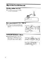 Предварительный просмотр 8 страницы Sony RDRGXD455 - DVD Recorder With TV Tuner Operating Instructions Manual