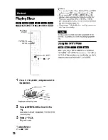 Предварительный просмотр 36 страницы Sony RDRGXD455 - DVD Recorder With TV Tuner Operating Instructions Manual