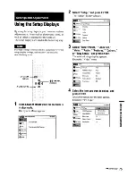 Предварительный просмотр 75 страницы Sony RDRGXD455 - DVD Recorder With TV Tuner Operating Instructions Manual