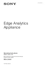 Preview for 1 page of Sony REA-C1000 Operating Instructions Manual
