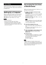 Preview for 11 page of Sony REA-C1000 Operating Instructions Manual