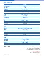 Preview for 6 page of Sony RealShot SNC-Z20N Features & Specifications