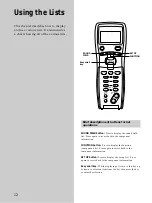 Предварительный просмотр 12 страницы Sony Remote Commander Operating Instructions Manual