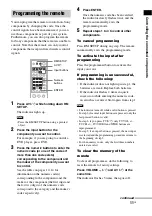 Предварительный просмотр 11 страницы Sony RHT-G1000 - Home Theater Built-in Sound Rack System Operating Instructions Manual