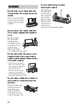 Предварительный просмотр 4 страницы Sony RHT-G15 Operating Instructions Manual