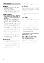 Preview for 6 page of Sony RHT-G1550 Operating Instructions Manual