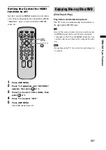 Preview for 33 page of Sony RHT-G1550 Operating Instructions Manual