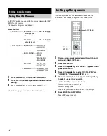 Preview for 14 page of Sony RHT-G2000 - Home Theater Built-in Sound Rack System Operating Instructions Manual