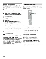 Preview for 20 page of Sony RHT-G2000 - Home Theater Built-in Sound Rack System Operating Instructions Manual