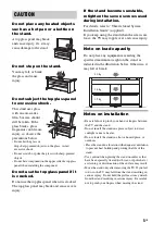 Предварительный просмотр 5 страницы Sony RHT-G5 Operating Instructions Manual