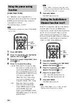 Предварительный просмотр 26 страницы Sony RHT-G5 Operating Instructions Manual