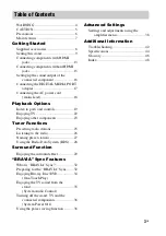 Preview for 3 page of Sony RHT-G550 Operating Instructions Manual