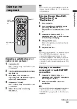 Preview for 23 page of Sony RHT-G550 Operating Instructions Manual