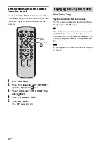 Preview for 34 page of Sony RHT-G550 Operating Instructions Manual