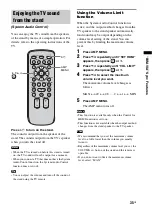 Preview for 35 page of Sony RHT-G550 Operating Instructions Manual